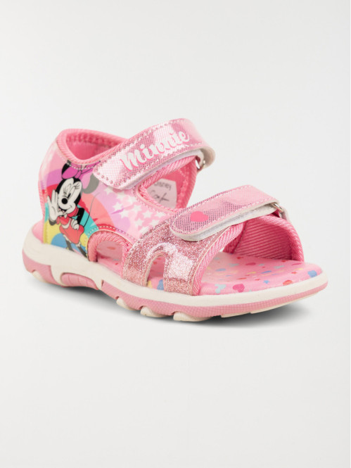 Nu-pied Minnie rose fille (24-30) Nu-pied Minnie rose fille (24-30)