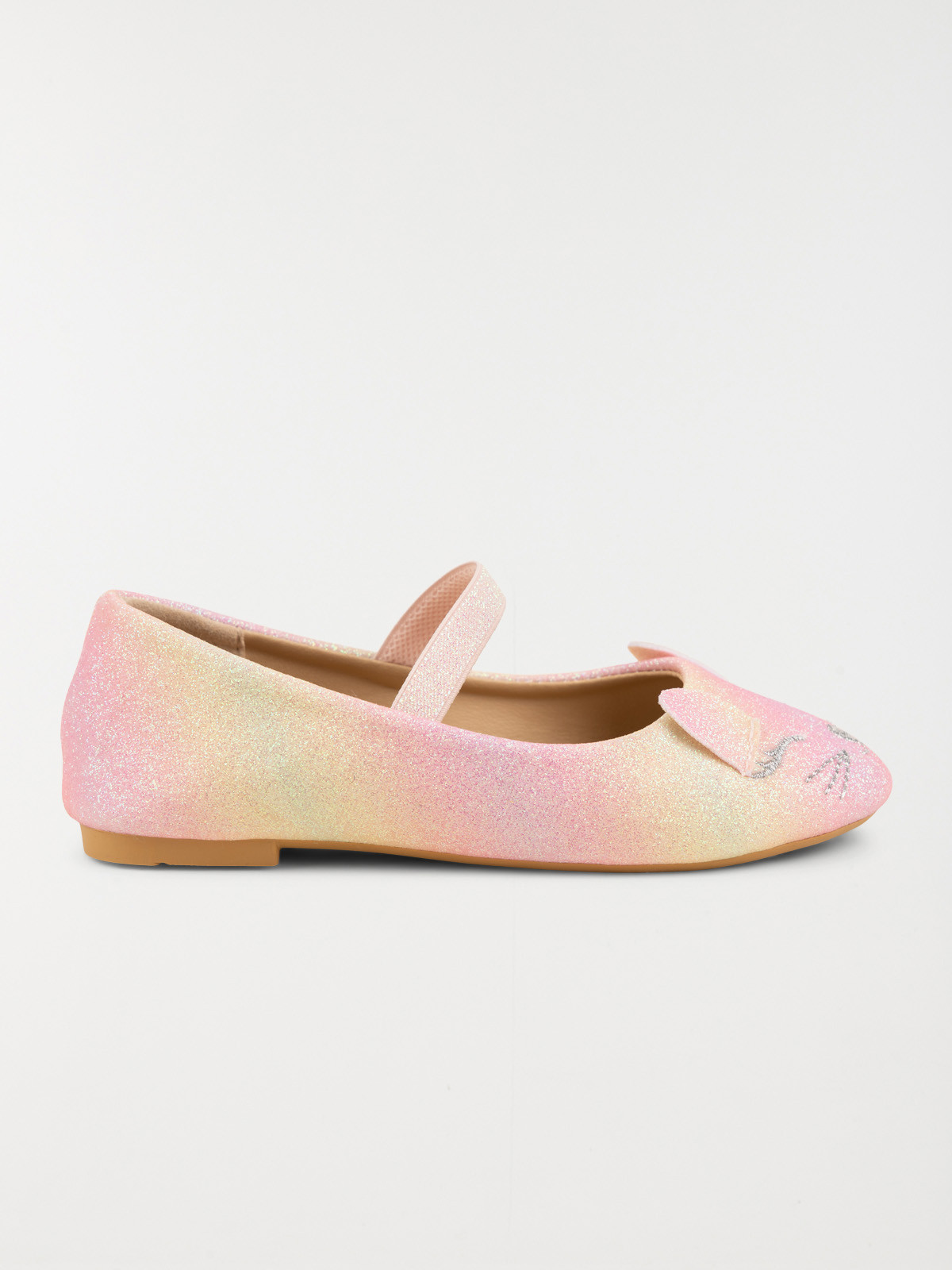 Ballerine rose et or fille (24-30)