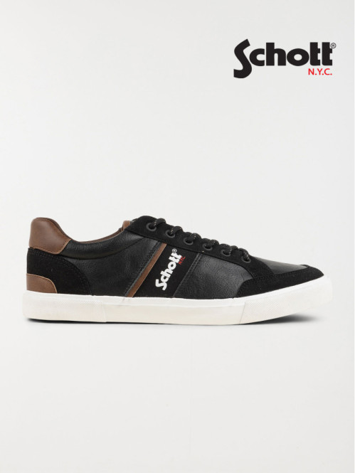 Baskets Schott noires homme (41-46)