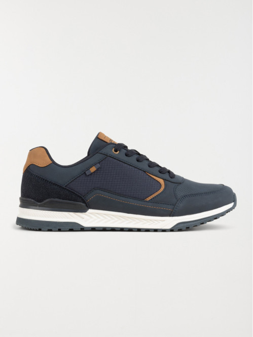 Baskets lacets homme marine...