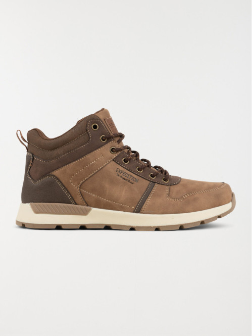Boots montantes marrons homme (40-46)