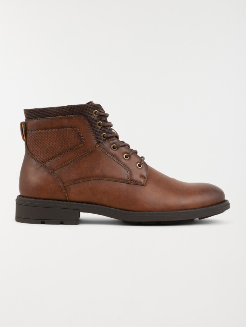 Bottines zips et lacets homme (41-46)