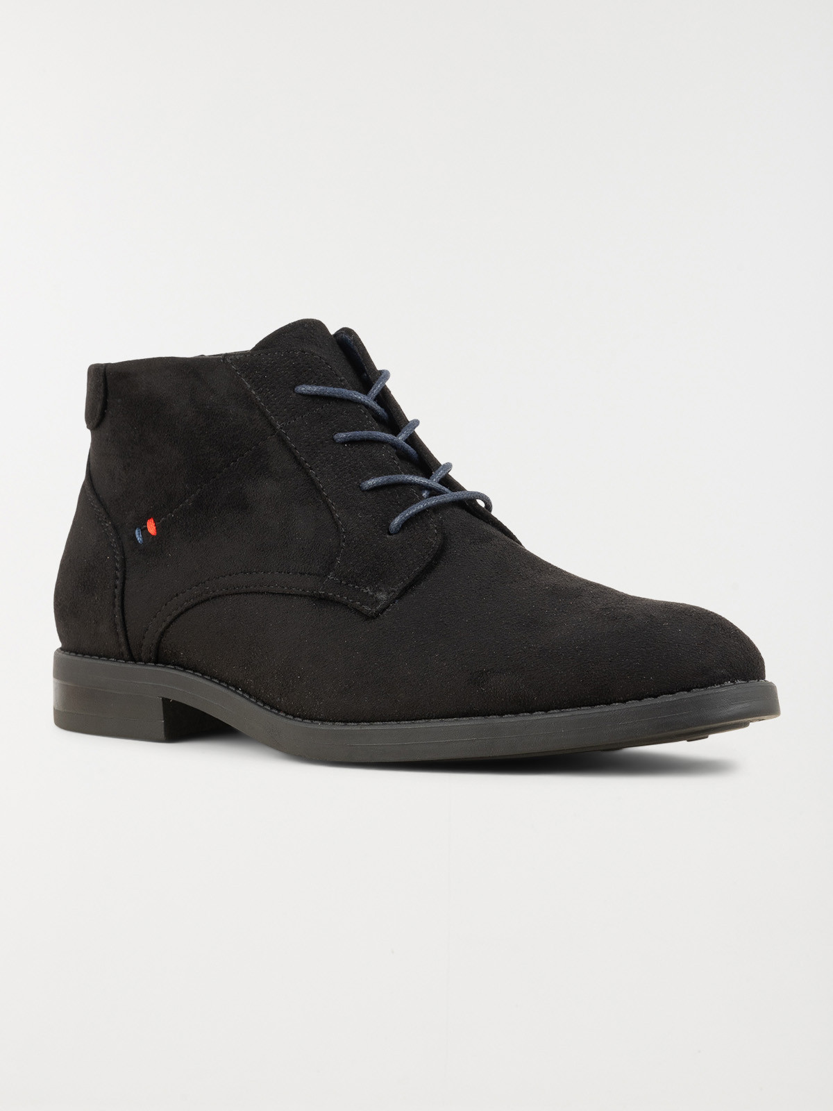 Bottines noires lacets homme (40-46)