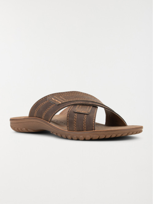 Nu-pieds homme brides croisées (40-46) Nu-pieds homme brides croisées (40-46)