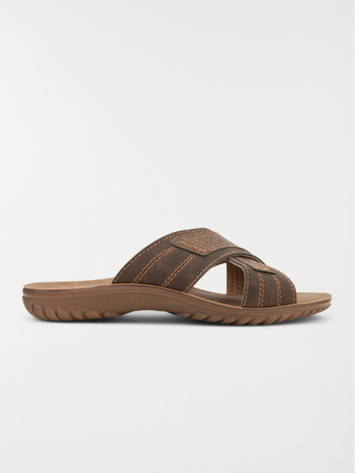 Nu-pieds homme brides croisées (40-46)