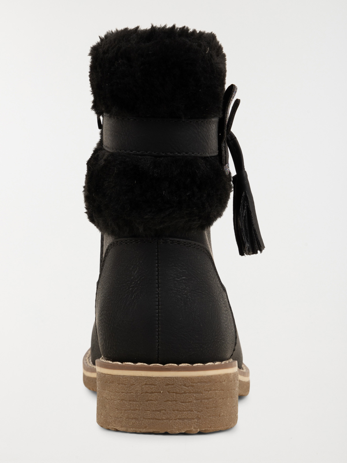 Bottines noires papillon fille (31-35)