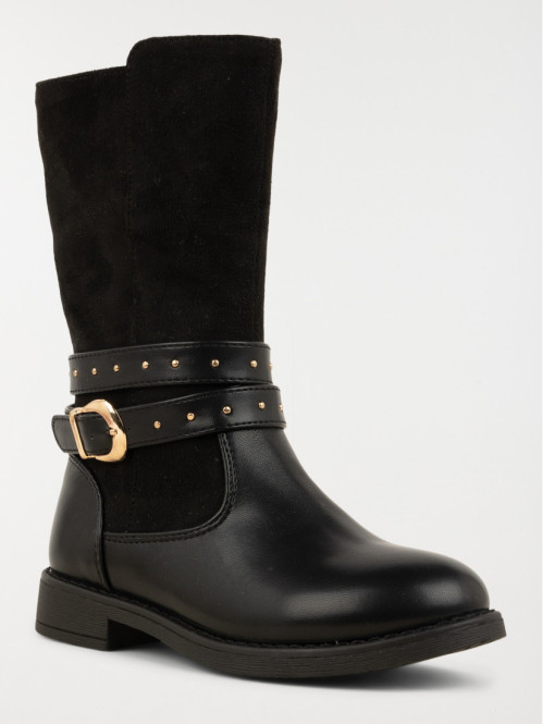 Bottes brides clous noires...