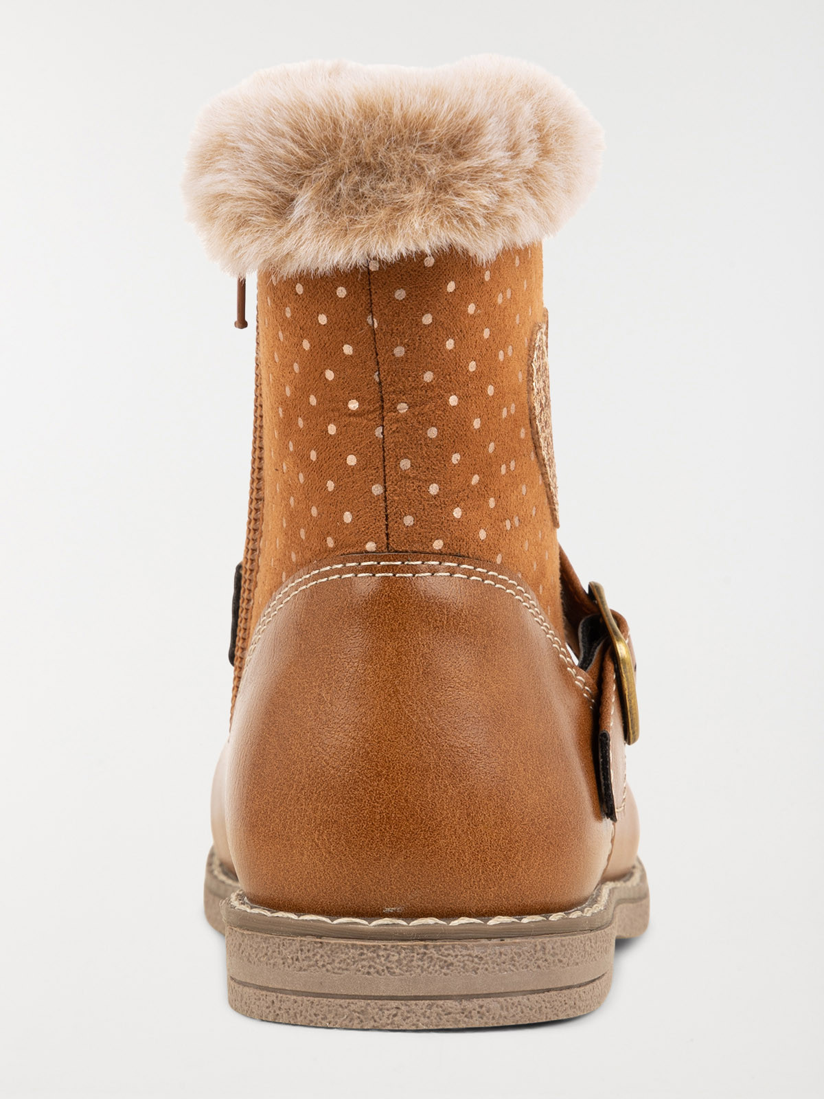 Bottine coeur marron fille (24-30) Bottine coeur marron fille (24-30)