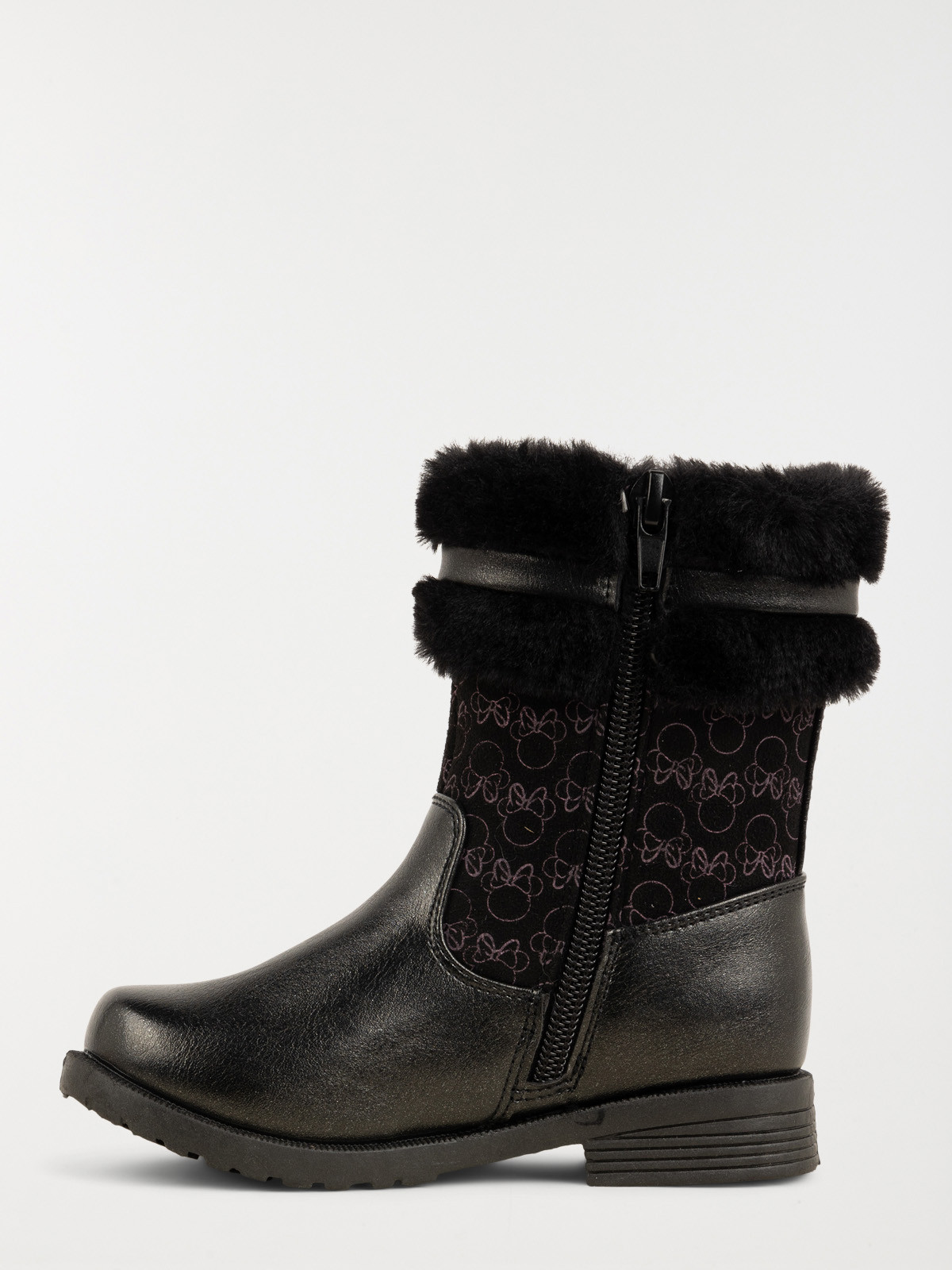 Botte noires Mickey Girly fille (24-30)