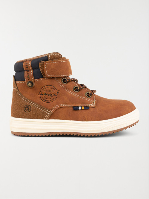 Boots scratch marron garçon...