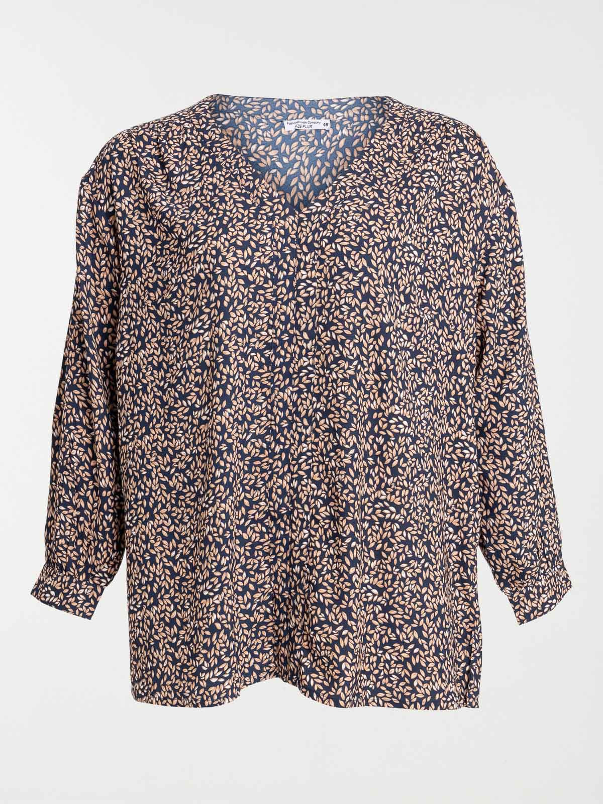 Blouse imprimée grande taille femme