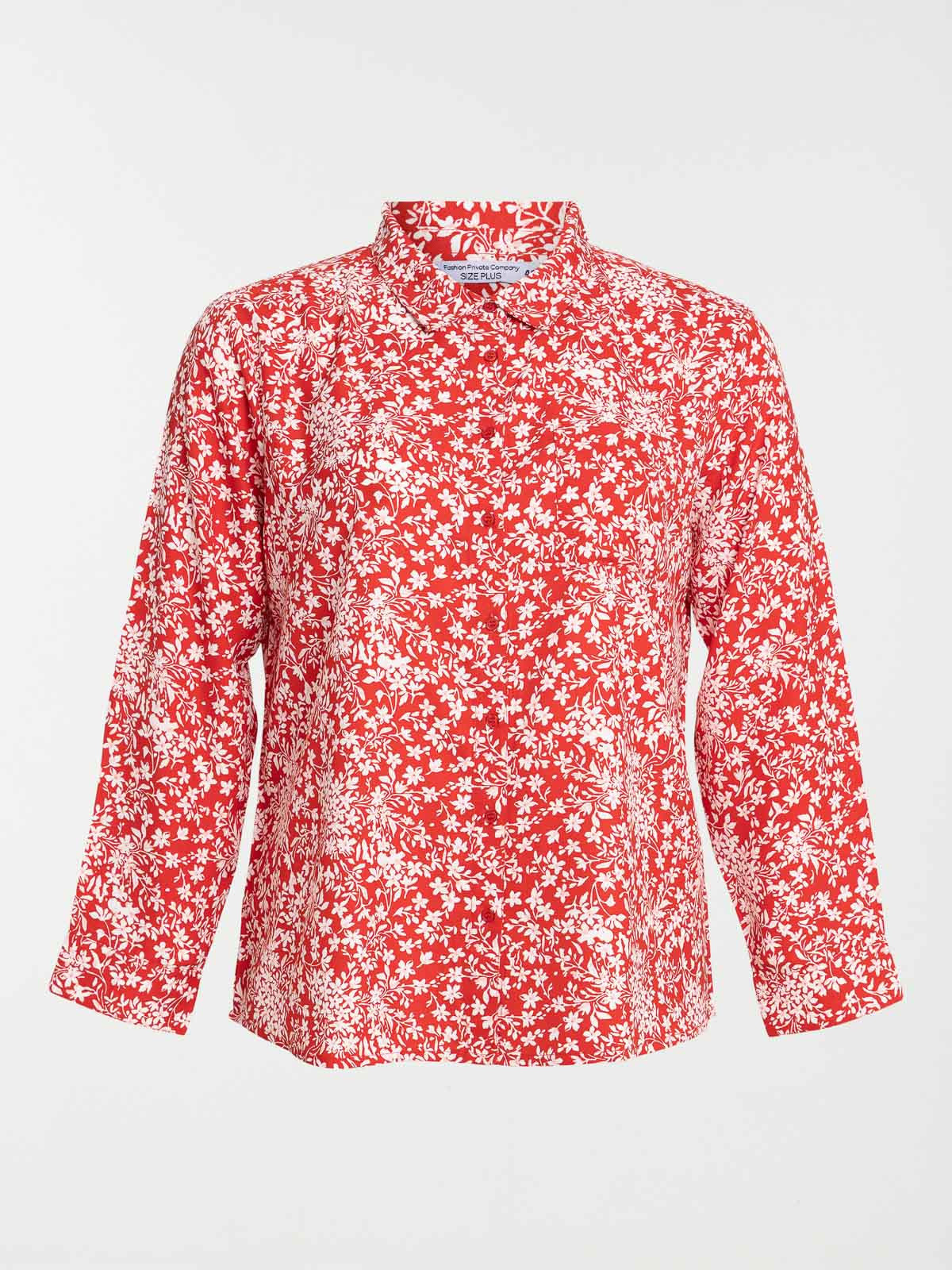 Chemise florale grande taille femme Chemise florale grande taille femme