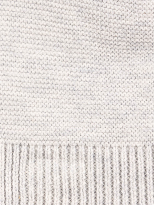 Bonnet naissance gris chiné...