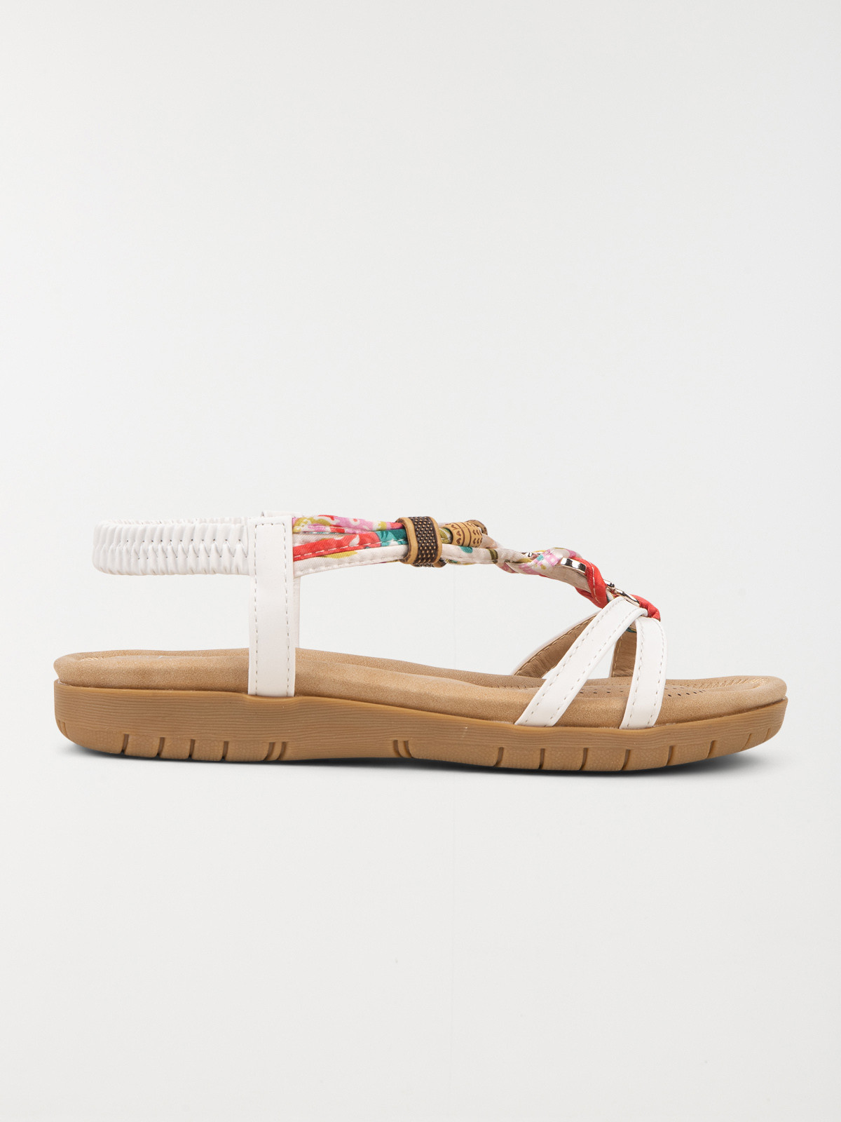 Sandales femme brides fleuries (36-41)