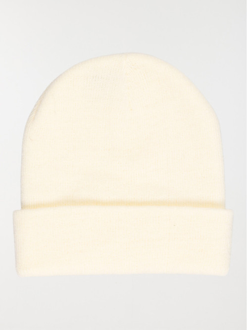 Bonnet revers écru fille Bonnet revers écru fille