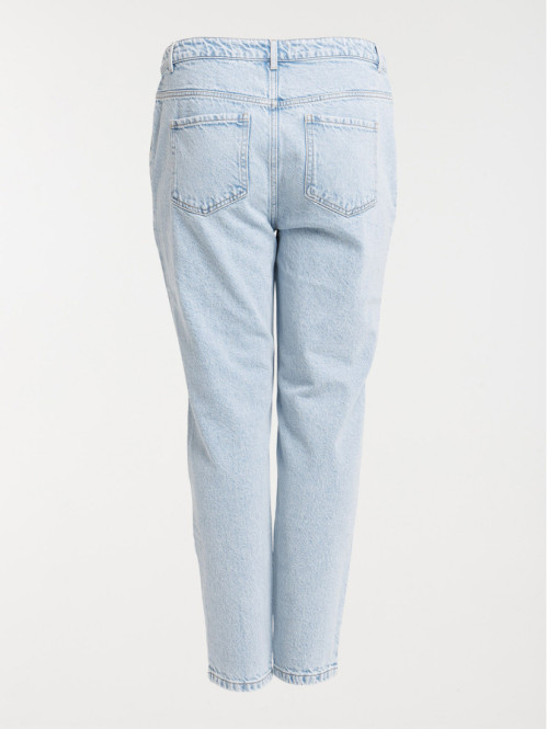 Jean droit bleached grande...