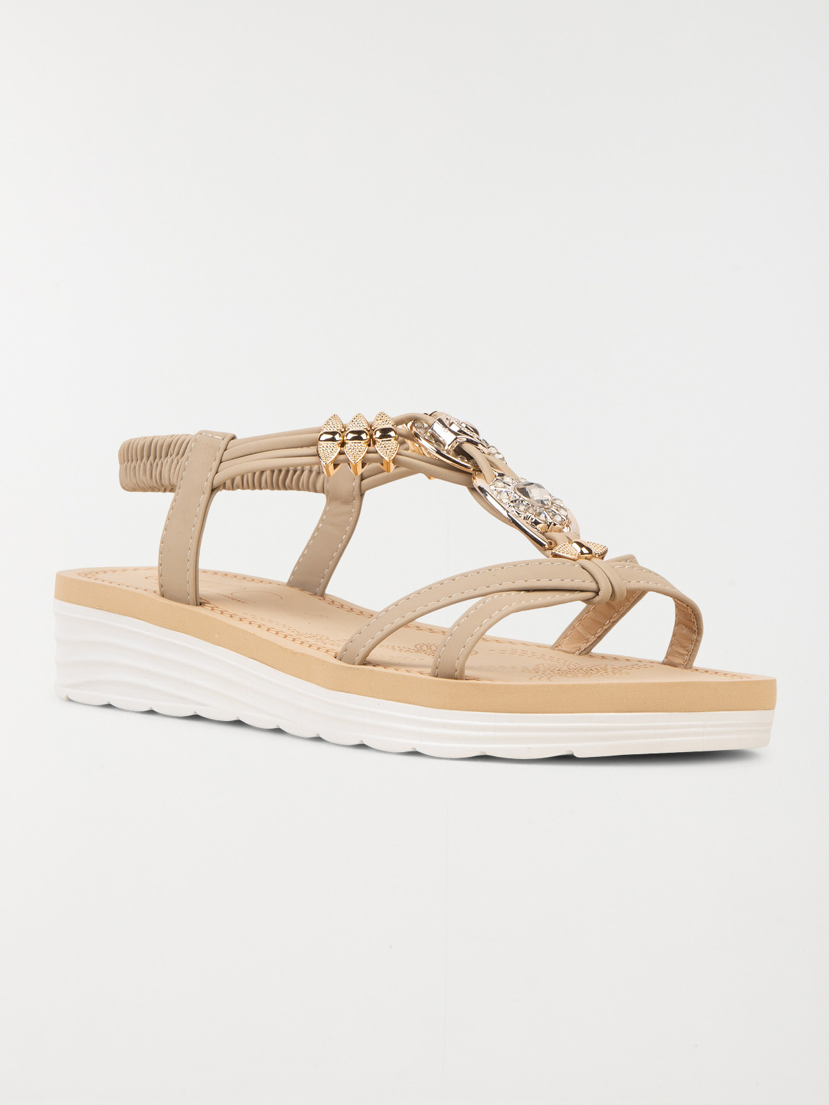 Sandales plates beige femme (36-41) Sandales plates beige femme (36-41)