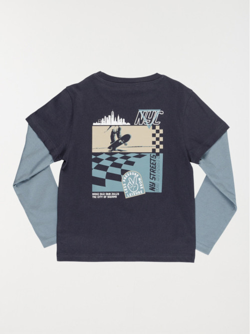 Tee-shirt skateboard garçon (3-12A)