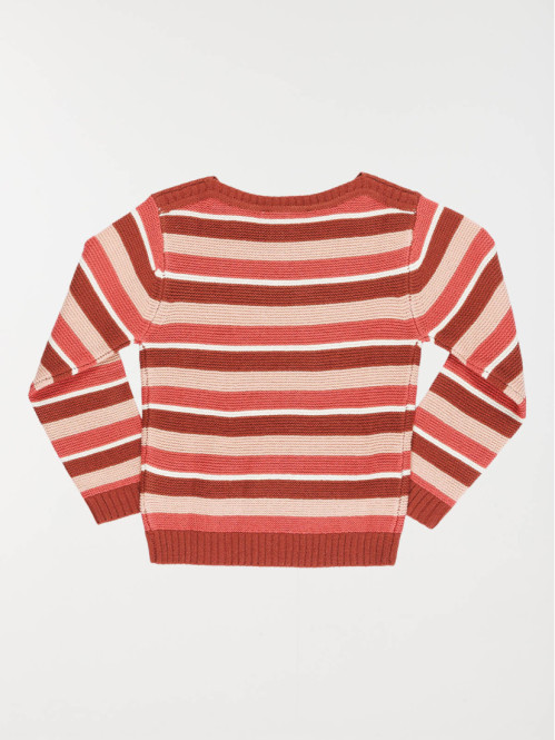 Pull rayé fille (3-12A)