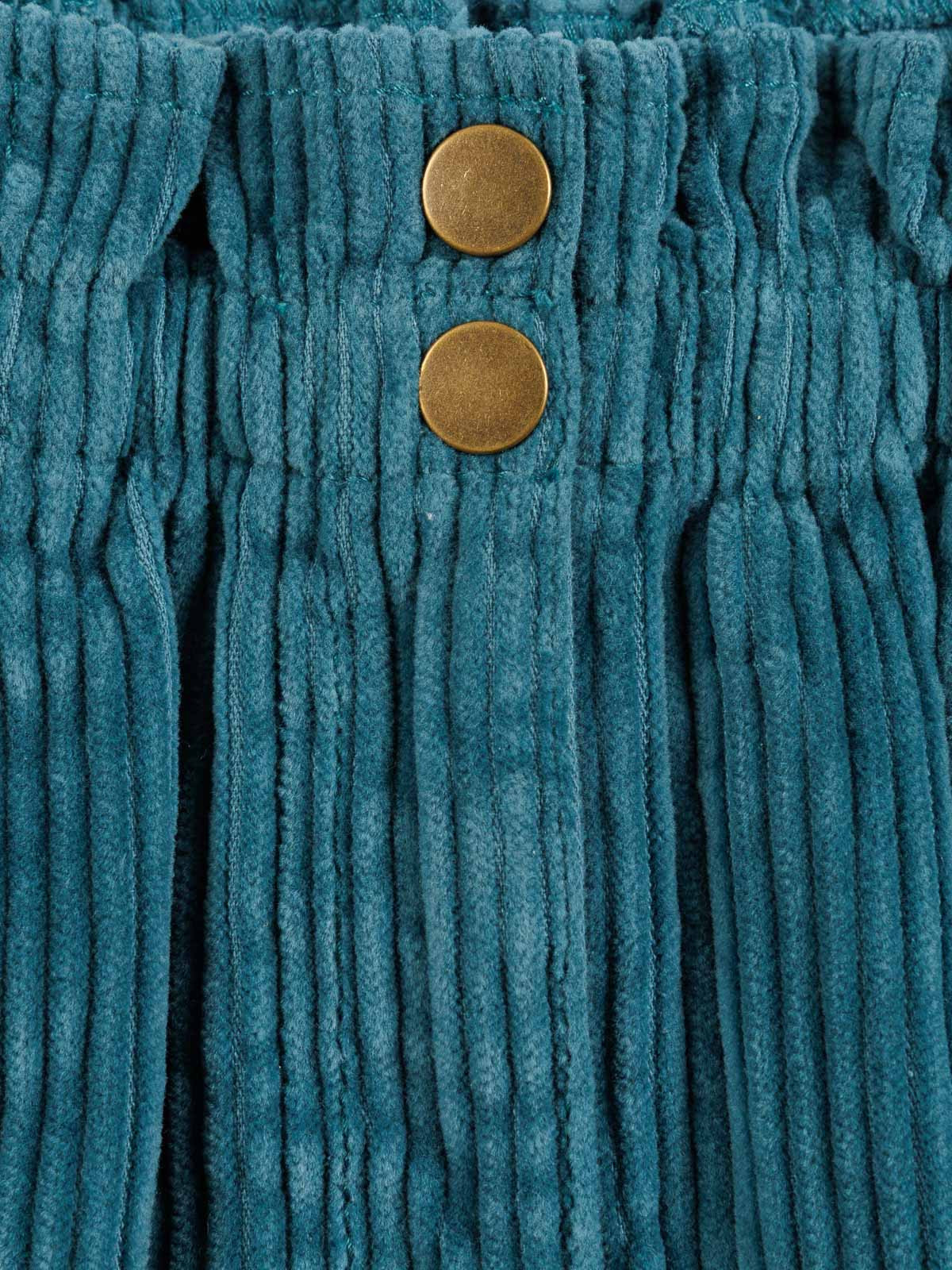 Jupe petrol blue velours fille (3-12A)