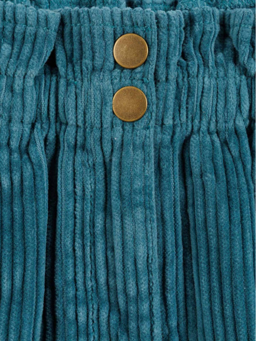 Jupe petrol blue velours...