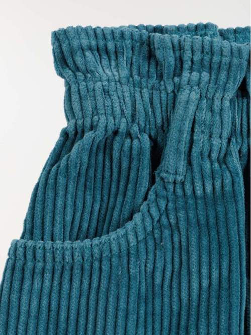 Jupe petrol blue velours...