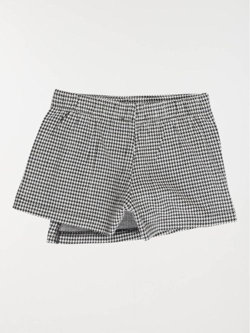 Jupe short pied de poule...