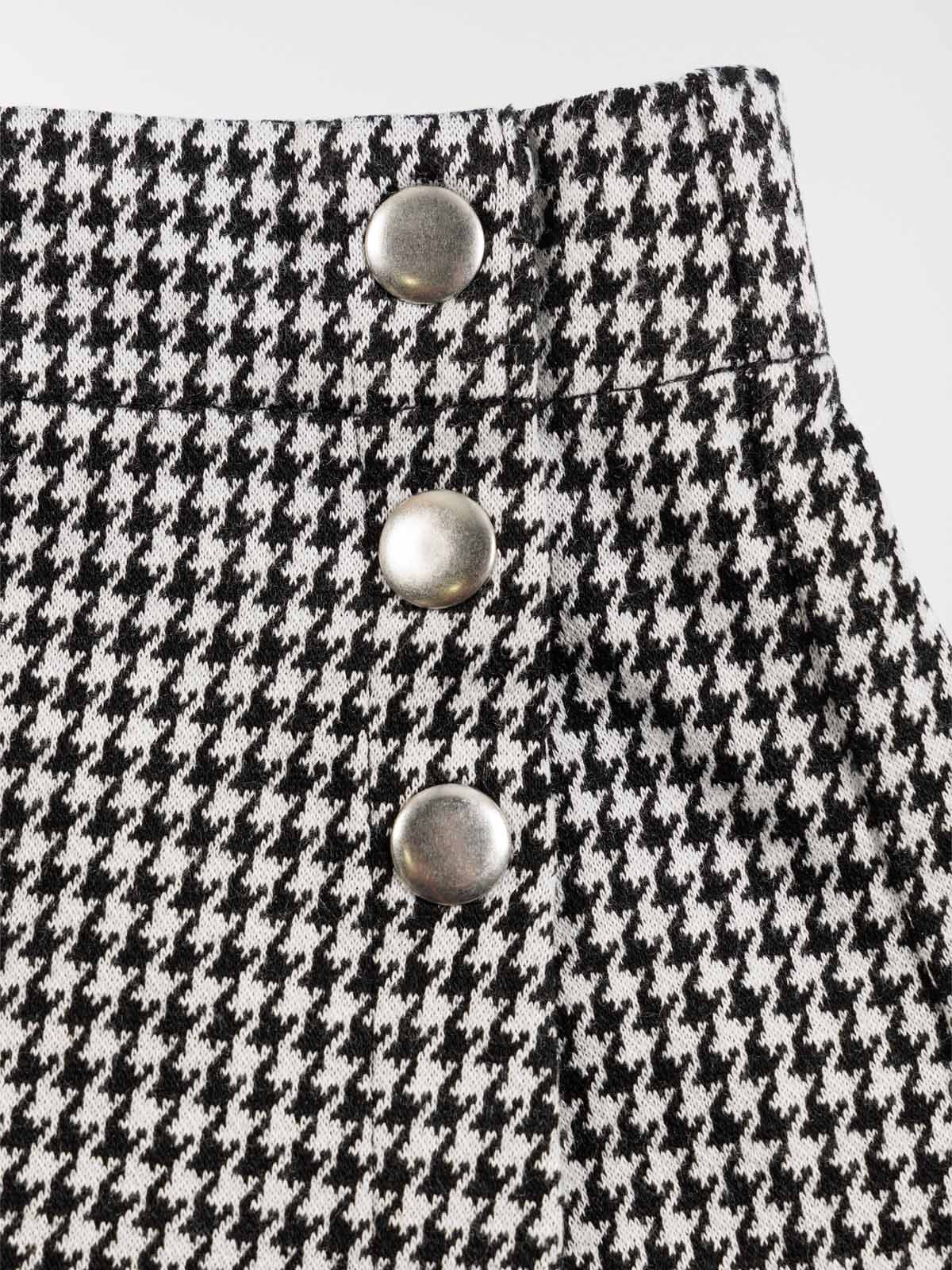 Jupe short pied de poule fille 3 12A