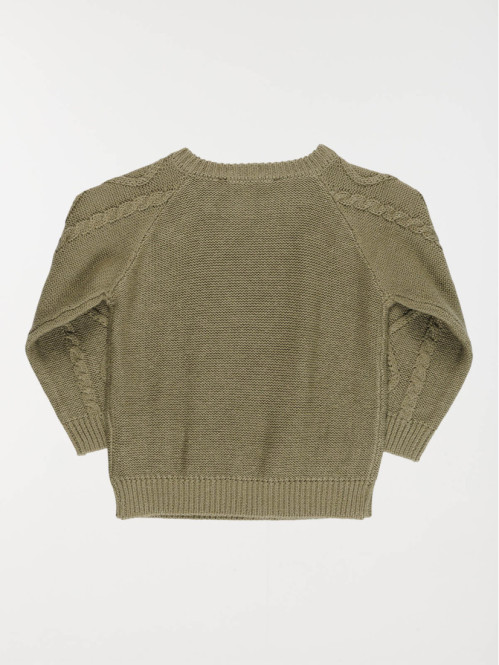 Pull maille torsadée garçon...