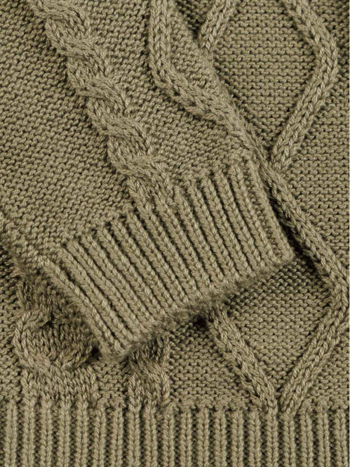 Pull maille torsadée garçon...