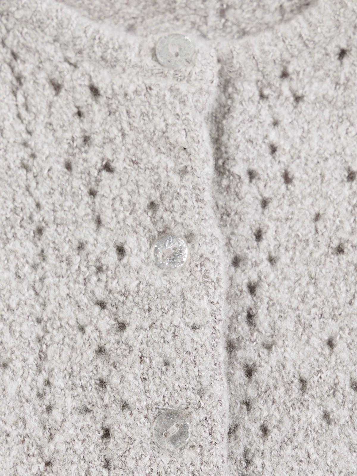 Gilet gris clair chiné fille (3-36M) Gilet gris clair chiné fille (3-36M)