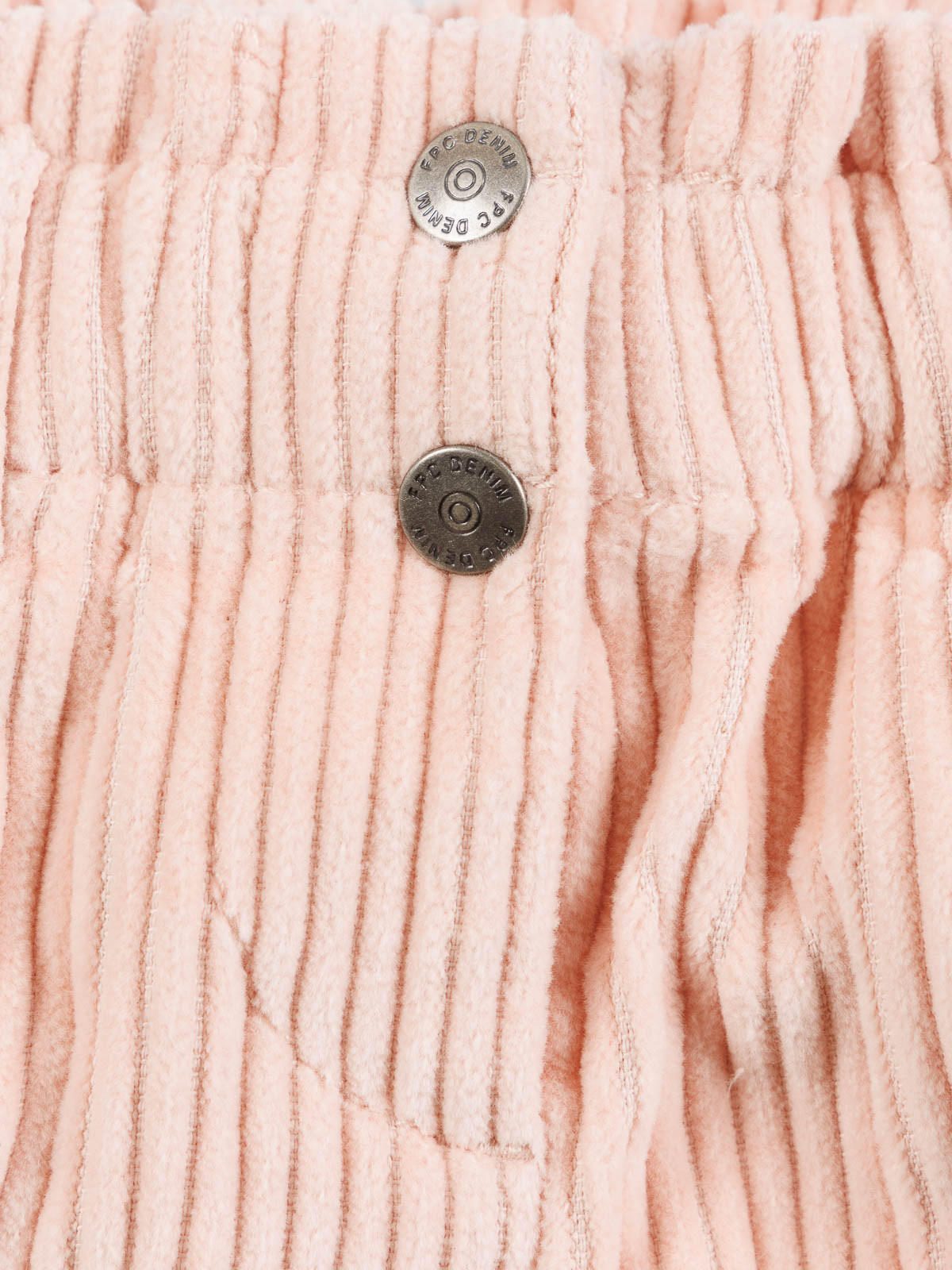 Short en velours rose baby fille (3-36M)