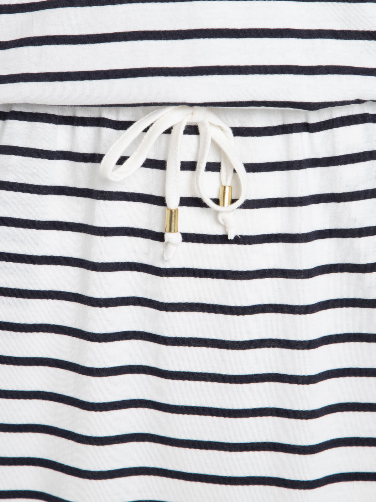 Robe rayée taille élastiquée femme Robe rayée taille élastiquée femme