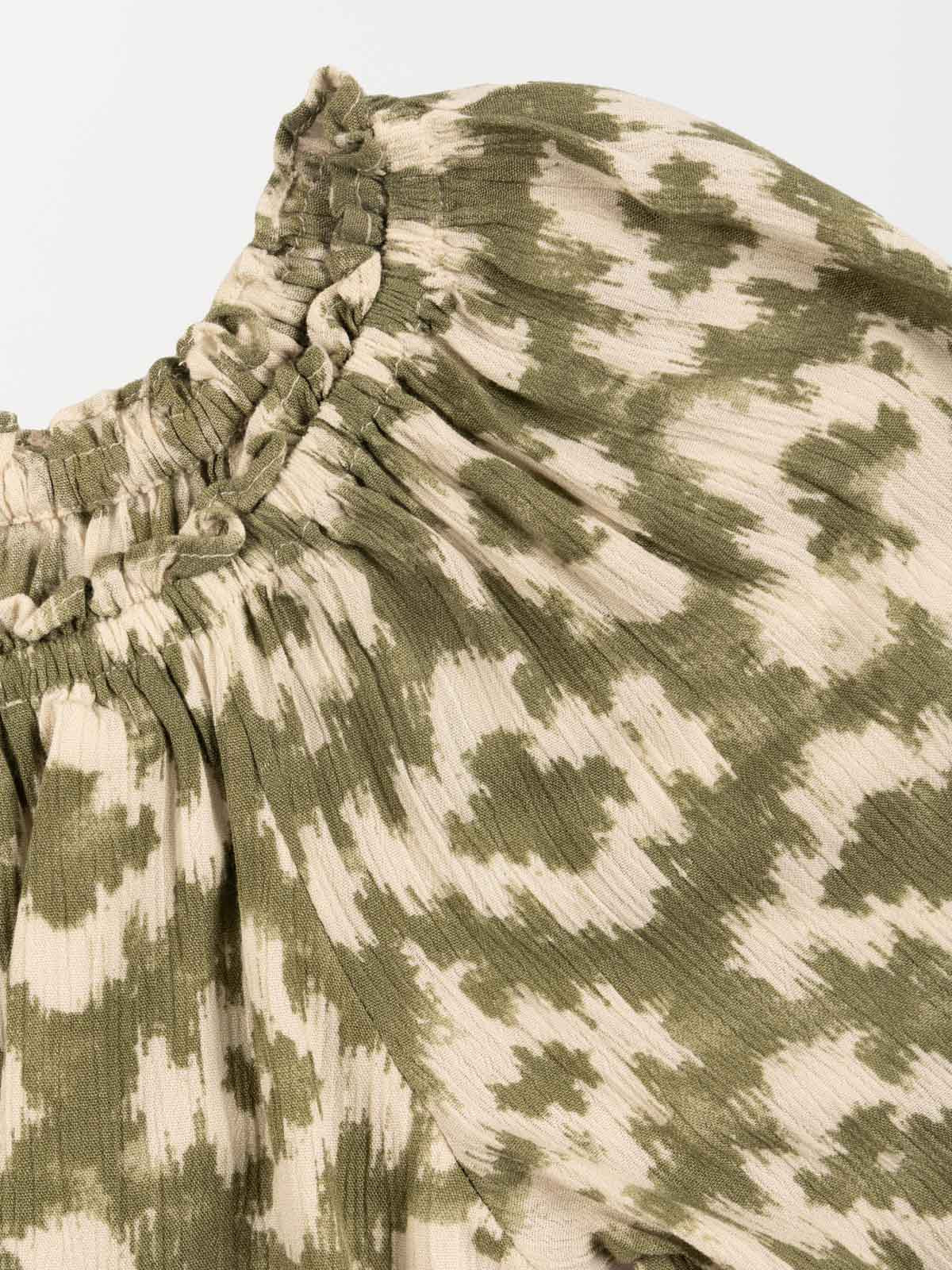 Blouse imprimée manches longues (XXS-M)