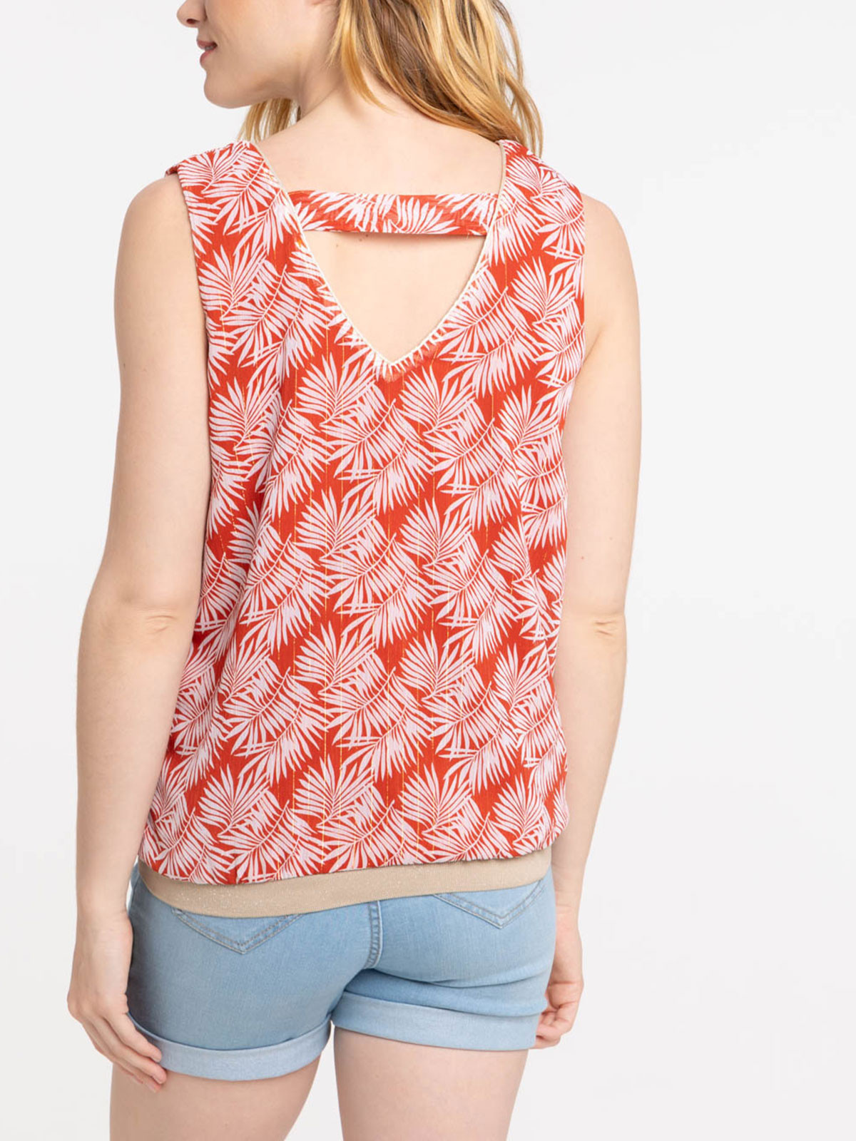 Top sans manches imprimé femme Top sans manches imprimé femme