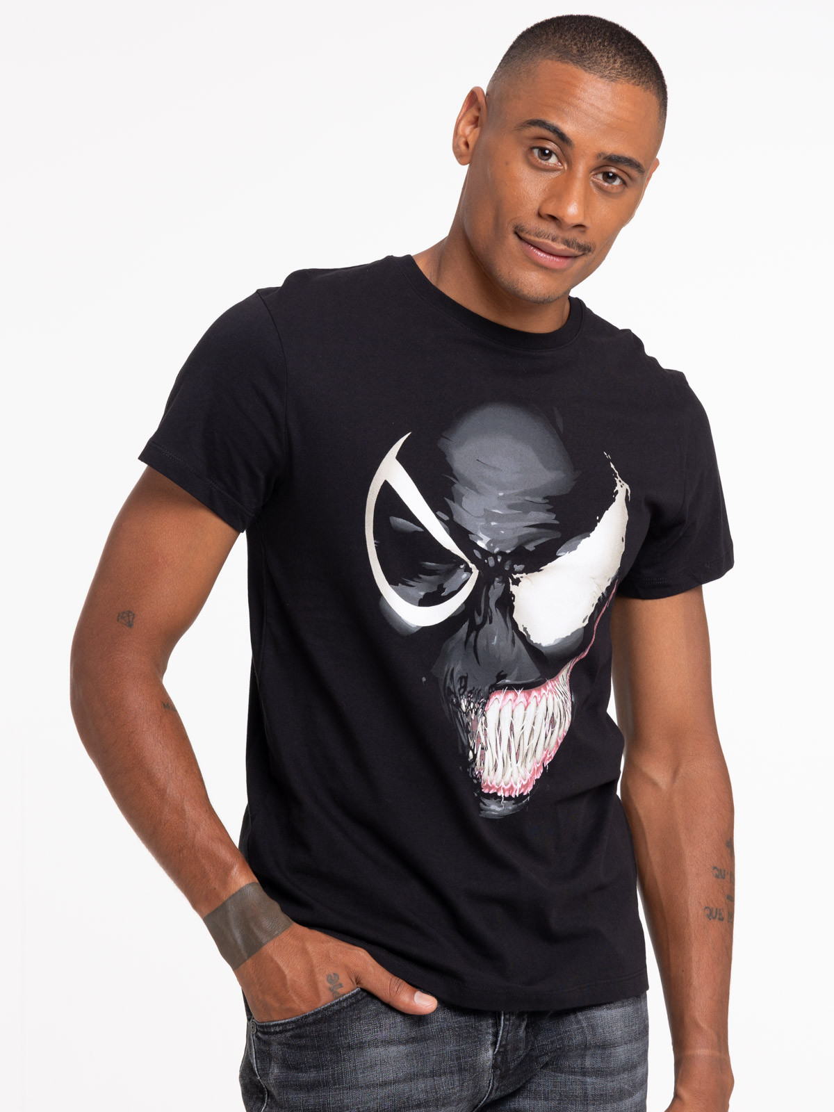 T-shirt Venom noir homme