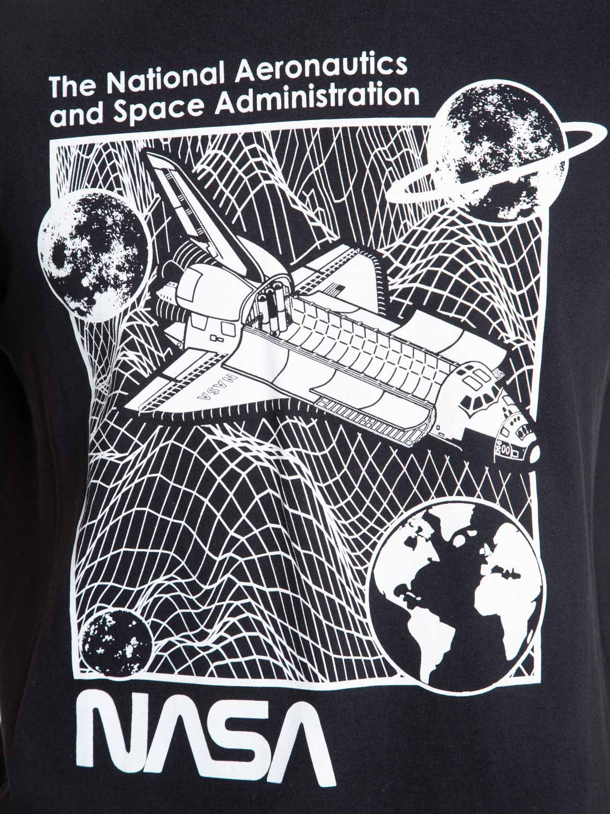 T-shirt Nasa noir homme T-shirt Nasa noir homme