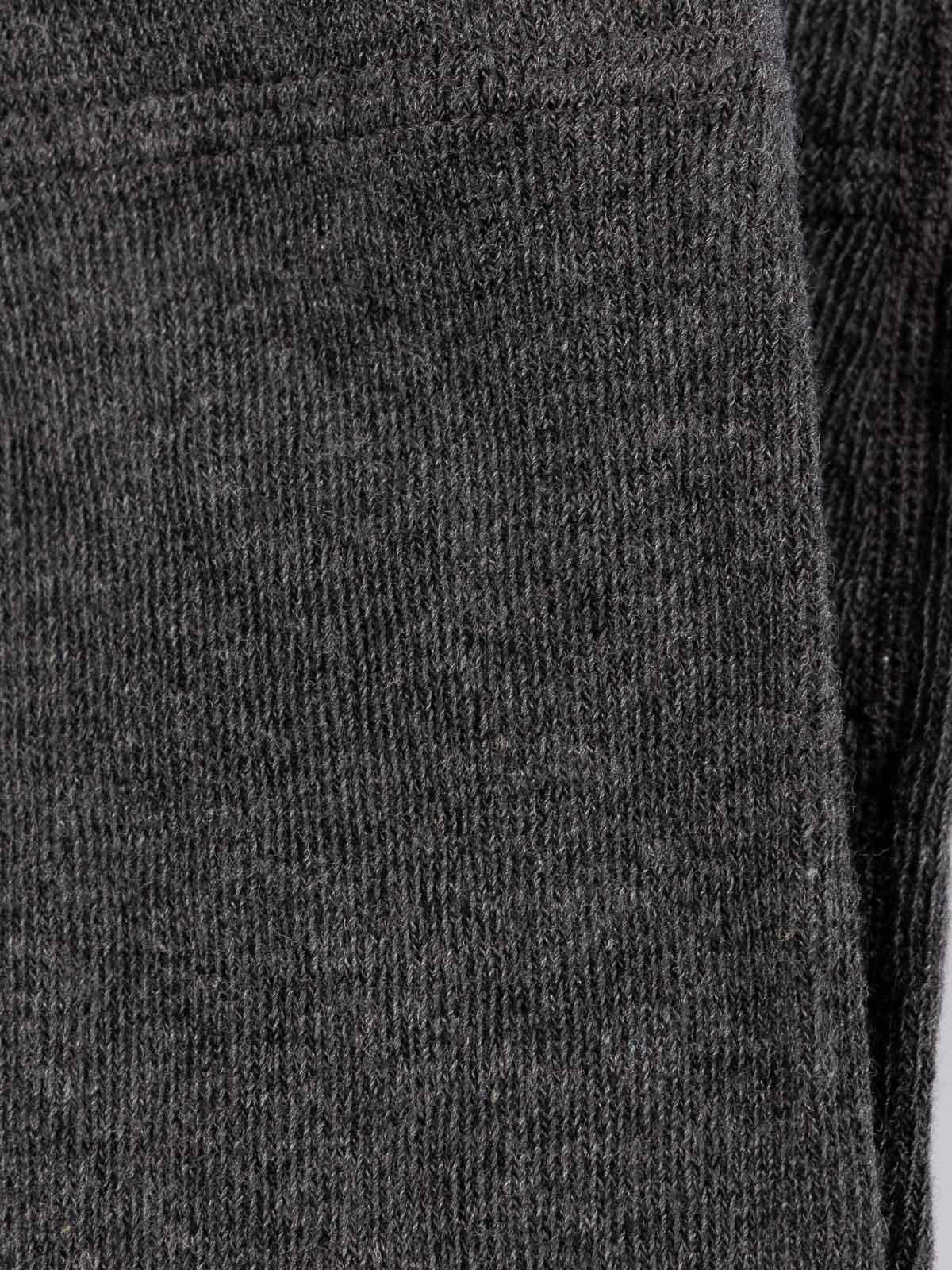 Collants gris anthracite chiné fille