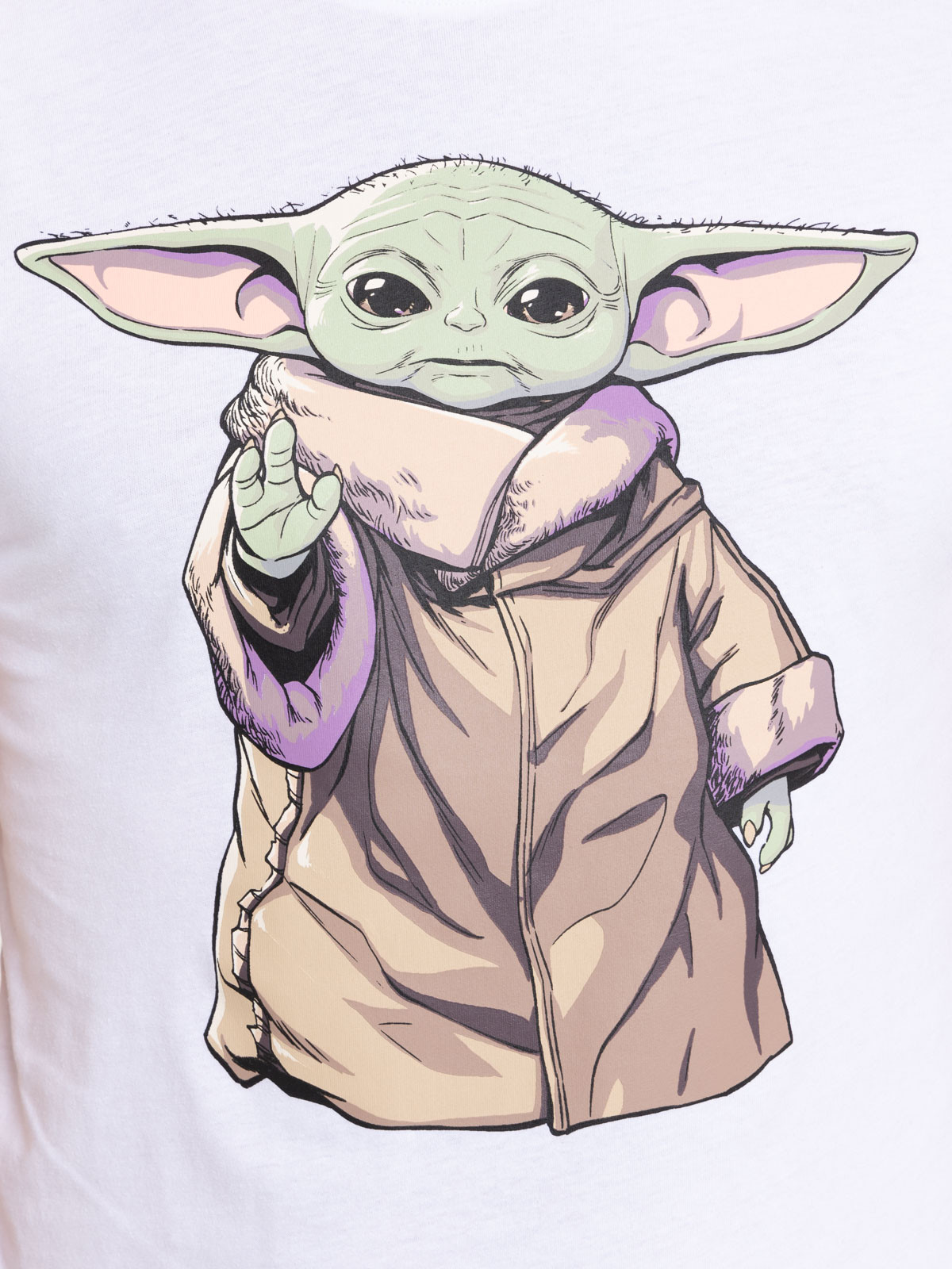 T-shirt blanc Grogu homme