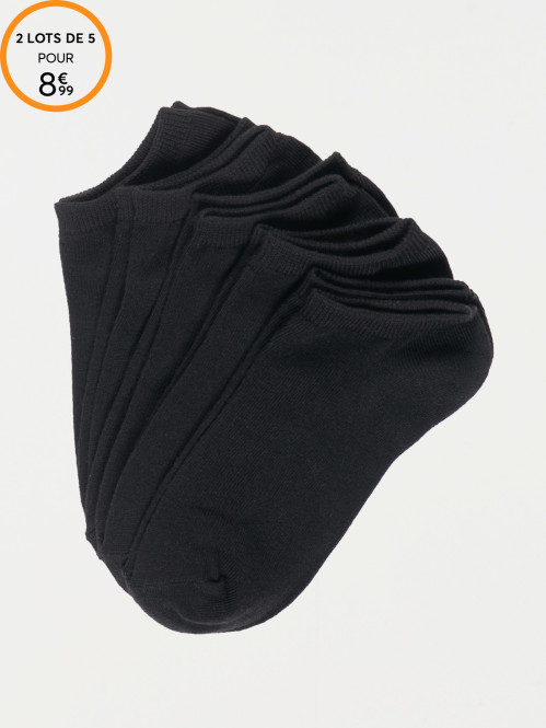 Lot chaussettes noires enfant