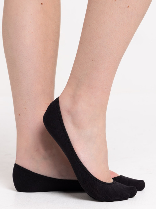 Chaussettes invisibles noires femme