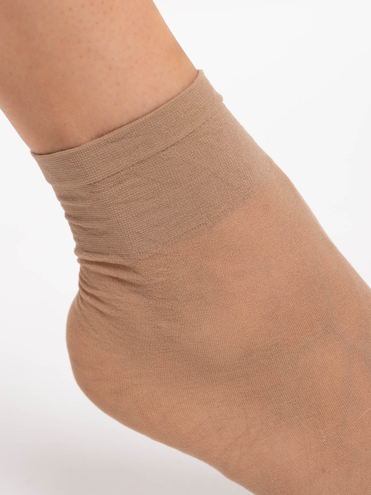 Lot 3 socquettes mousse 20 deniers femme Lot 3 socquettes mousse 20 deniers femme