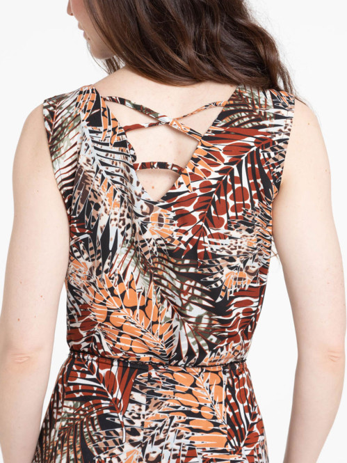 Top motif feuillage femme Top motif feuillage femme