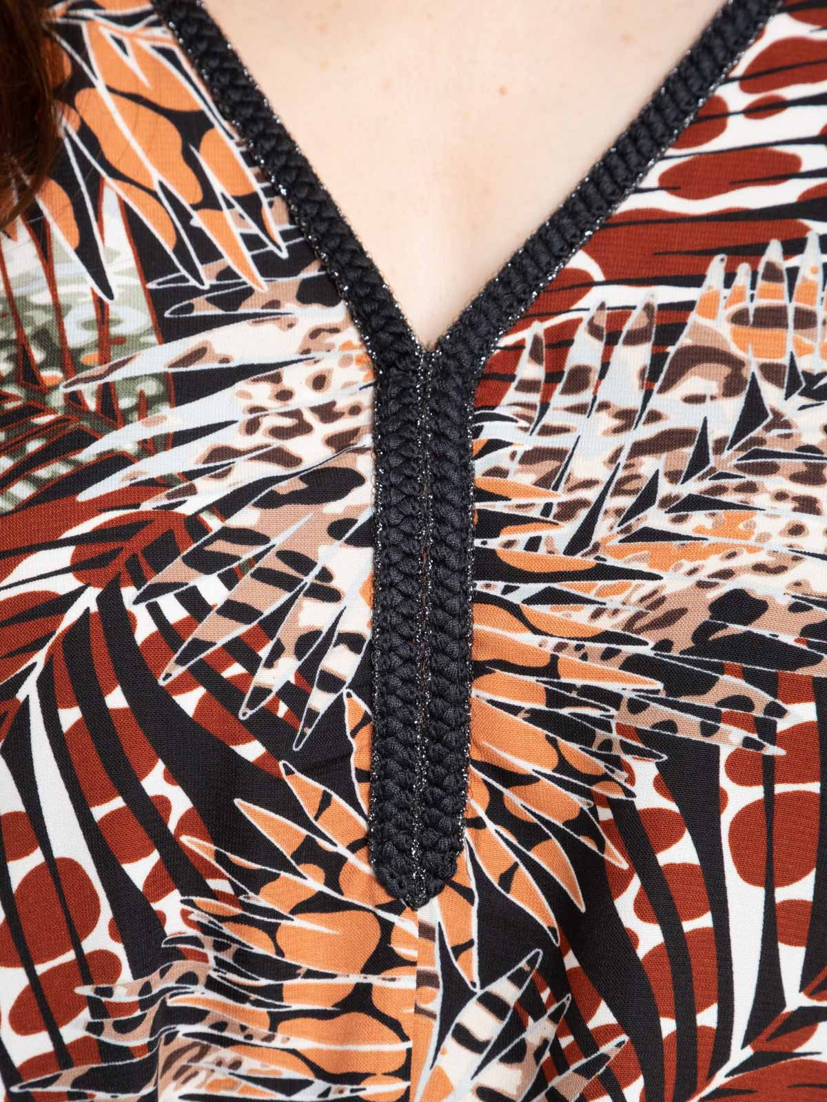 Top motif feuillage femme Top motif feuillage femme