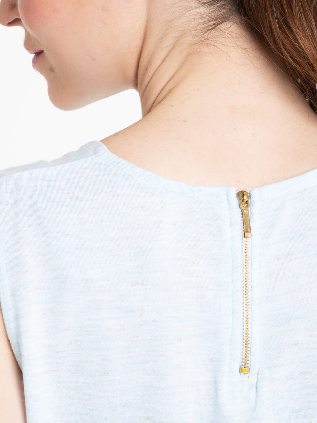 T-shirt bleu ciel femme T-shirt bleu ciel femme