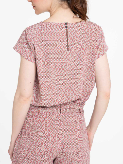 Blouse femme imprimée géométrique Blouse femme imprimée géométrique