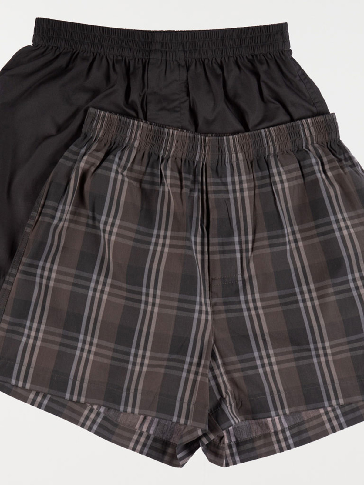 Lot de 2 caleçons homme gris Lot de 2 caleçons homme gris