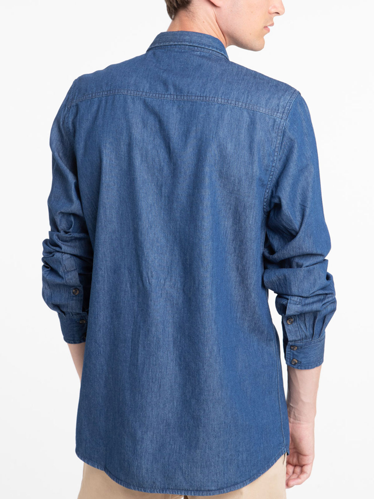 Chemise en jean coloris brut homme Chemise en jean coloris brut homme