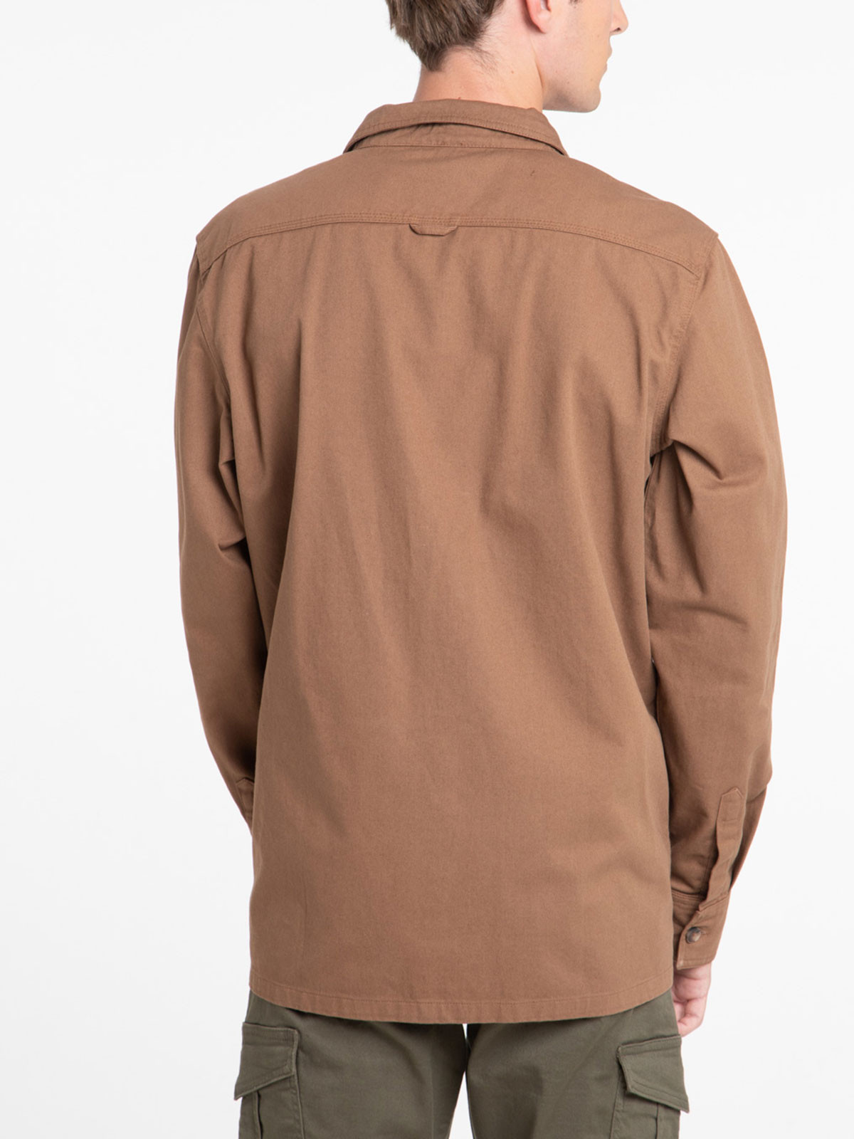 Surchemise camel foncé homme Surchemise camel foncé homme
