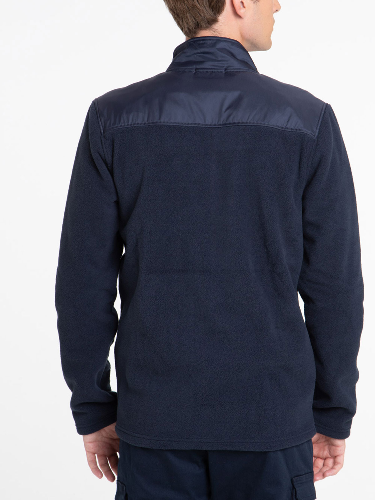 Sweat zippé bi-matière homme Sweat zippé bi-matière homme